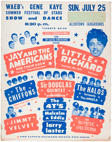 Little Richard Allentown 1965 poster